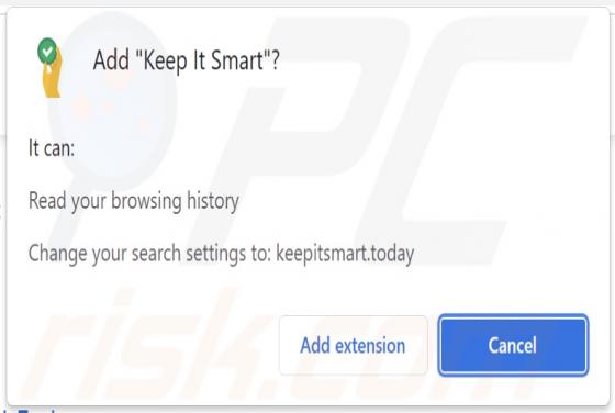 Porywacz przeglądarki Keep It Smart