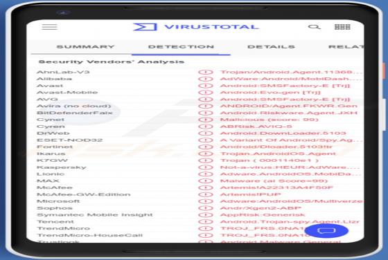 Malware SMSFactory (Android)