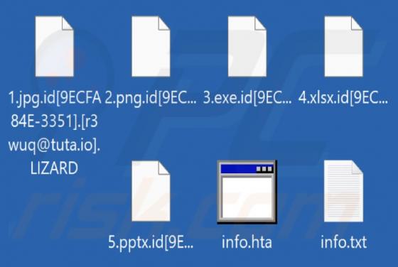 Ransomware LIZARD (Phobos)