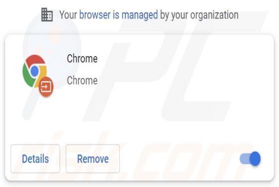 Fałszywe rozszerzenie „Chrome"
