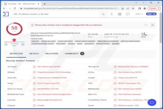 Malware VIPSpace