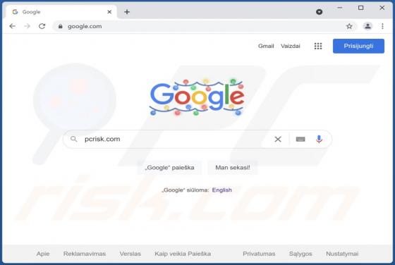 Przekierowanie google.com