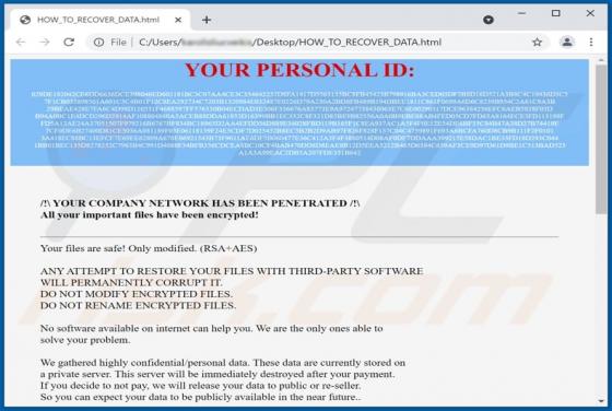 Ransomware Marlock
