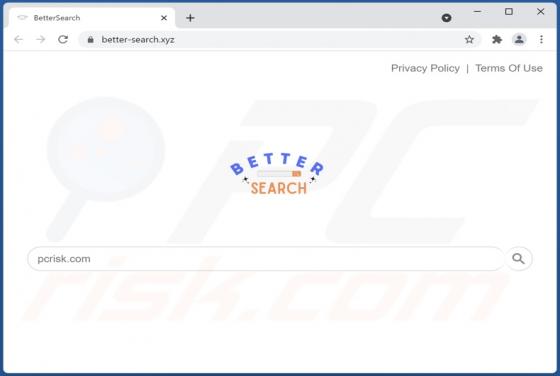 Porywacz przeglądarki BetterSearch Default Search