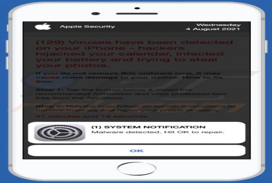 Oszustwo POP-UP Hackers Hijacked Your Calendar, Infected Your Battery (Mac)