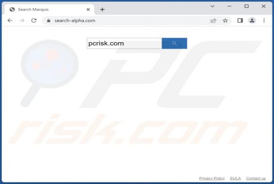 Przekierowanie Search-alpha.com (Mac)