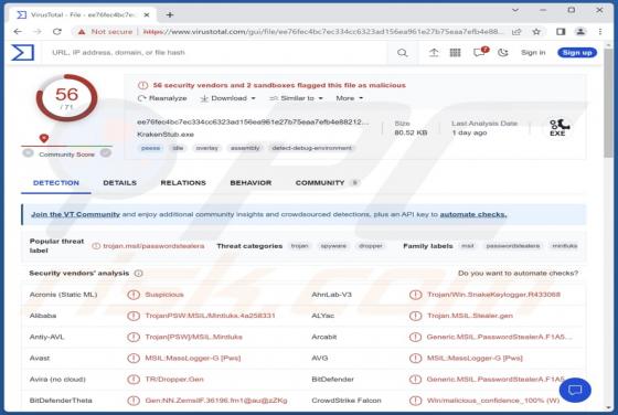 Keylogger Kraken