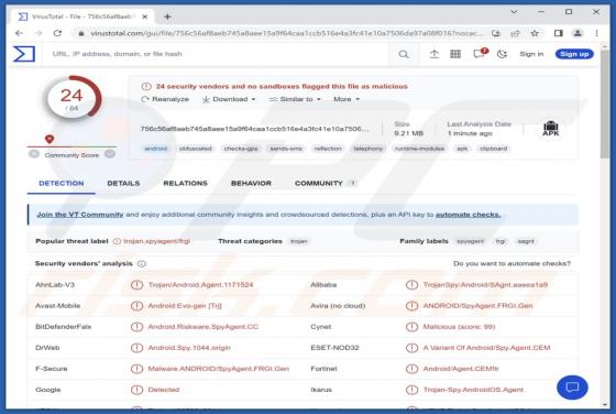 Malware DogeRAT (Android)