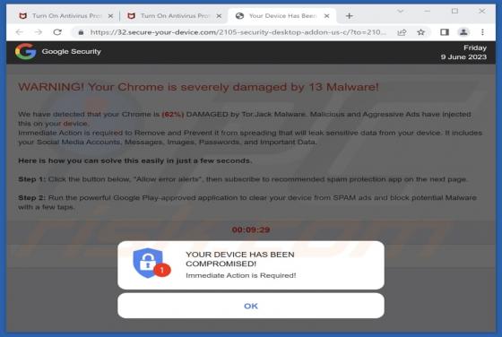 Reklamy secure-your-device.com