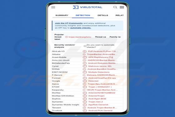 Malware FantasyMW (Android)