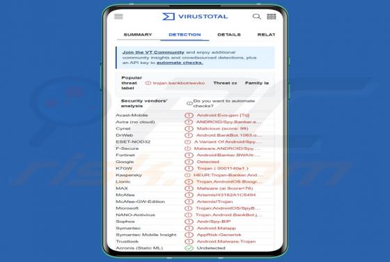 Malware HelloTeacher (Android)