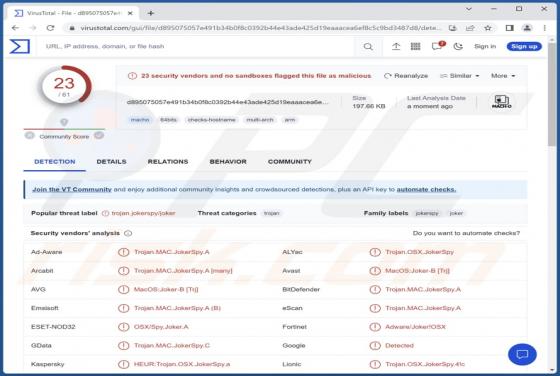 Malware JokerSpy (Mac)