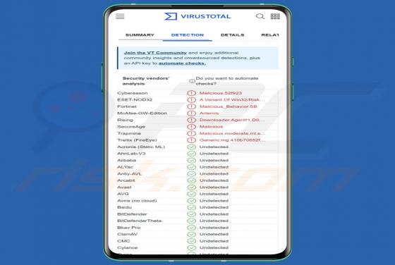 Malware CraxsRAT (Android)