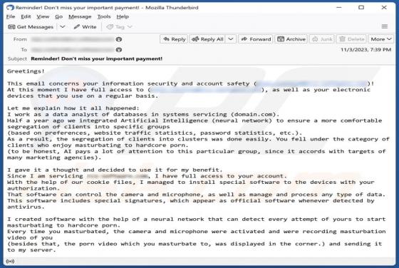 Oszustwo This Email Concerns Your Information Security