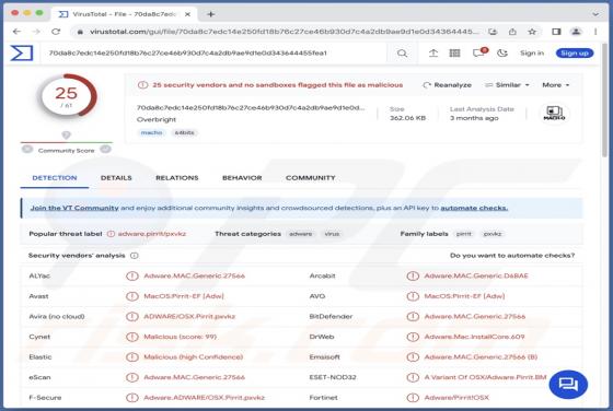 Adware Overbright (Mac)