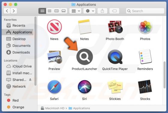 Adware ProductLauncher (Mac)