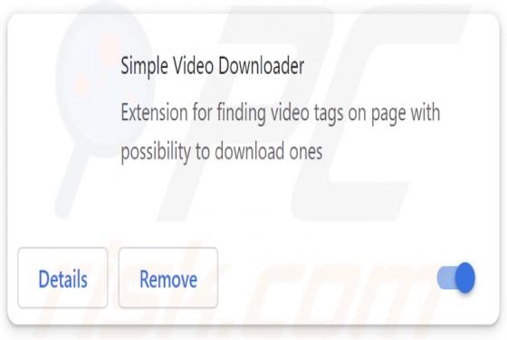 Adware Simple Video Downloader