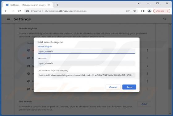 Przekierowanie finderssearching.com