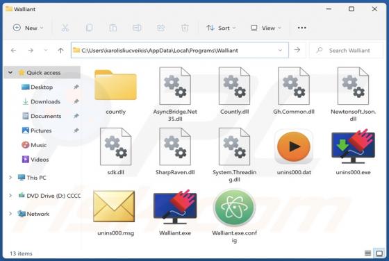 Niechciana aplikacja Walliant