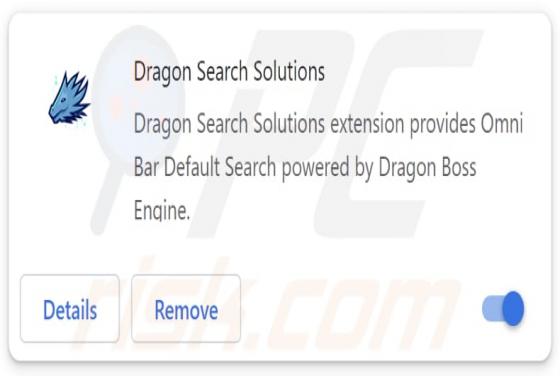 Porywacz przeglądarki Dragon Search Solutions