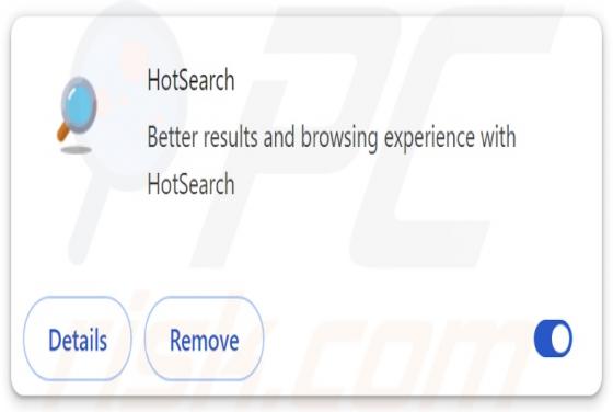 Przekierowanie Hotsearch.io