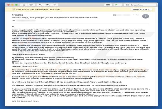 Oszustwo e-mailowe I Want To Get Straight To The Point