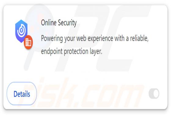 Fałszywe rozszerzenie Chrome Online Security