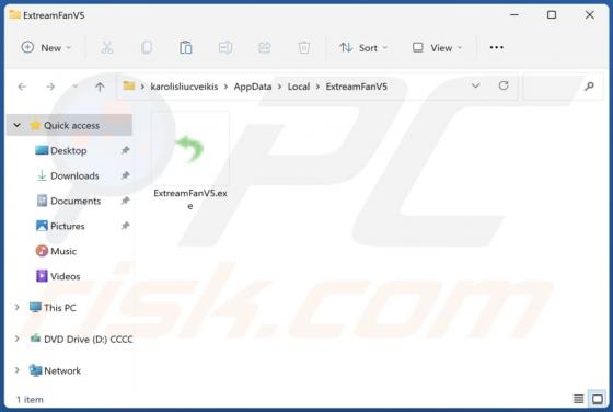 ExtreamFanV5 Niechciana Aplikacja