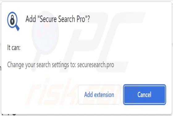 Porywacz przeglądarki Secure Search Pro