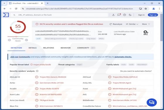 Złośliwe oprogramowanie typu backdoor Warmcookie