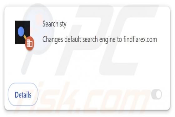 Porywacz przeglądarki Searchisty