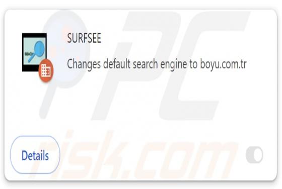 Porywacz przeglądarki SURFSEE