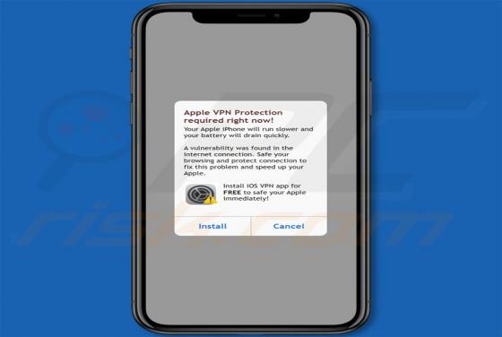 Apple VPN Protection Required POP-UP Oszustwo (Mac)