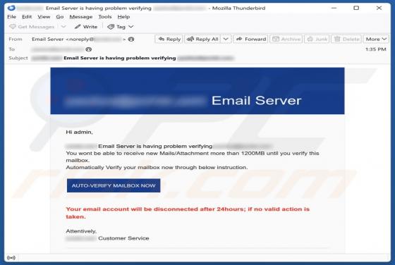 Email Server Oszustwo