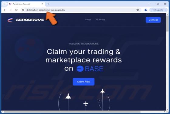 Claim Aerodrome Rewards Oszustwo