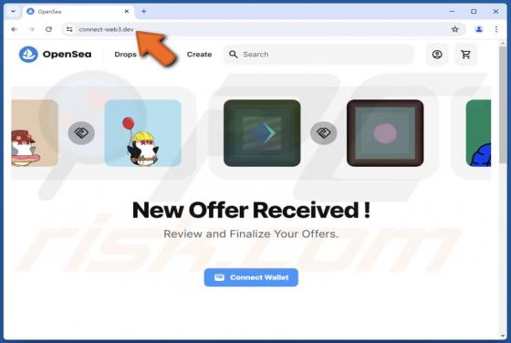 OpenSea NFT Offer Oszustwo