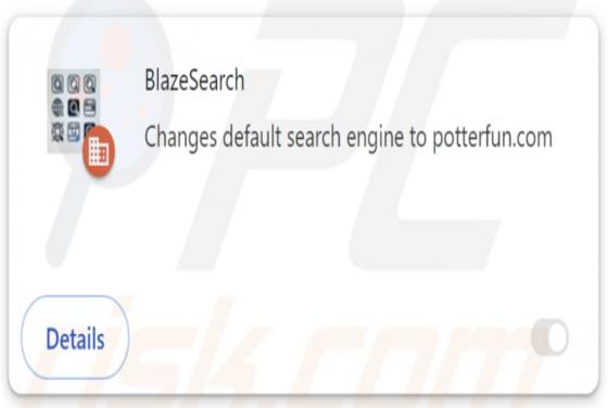 Porywacz przeglądarki BlazeSearch