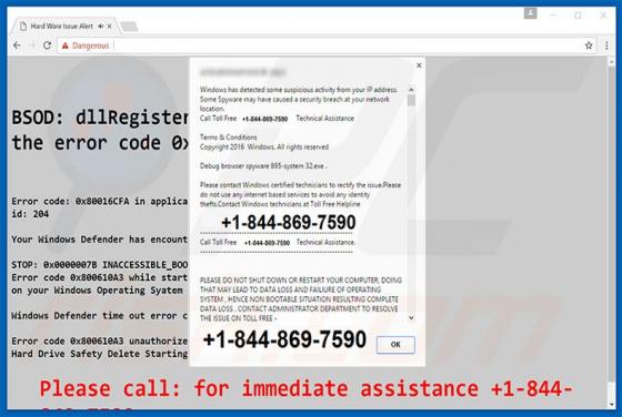 Suspicious Activity From Your IP Address Oszustwo