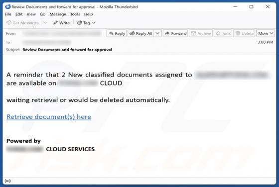 Oszustwo e-mailowe Classified Documents