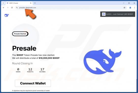 $DEEP Token Presale Oszustwo
