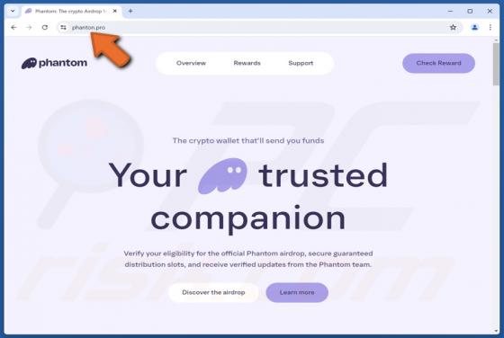 Phantom Airdrop Oszustwo