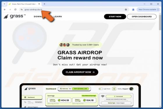 Grass Airdrop Oszustwo
