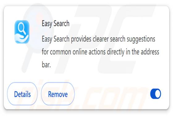 Przekierowanie Easysearching.net