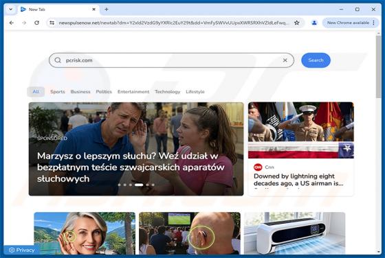 Przekierowanie Newspulsenow.net