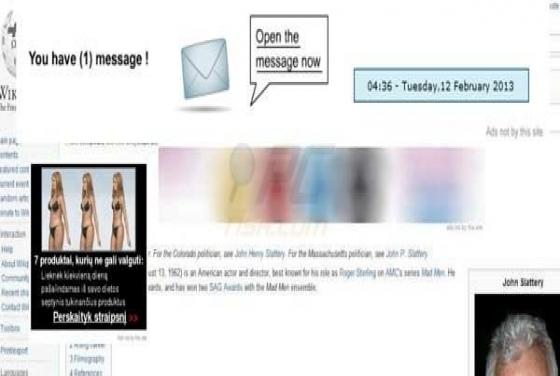 Wirus "Ads not by this site"