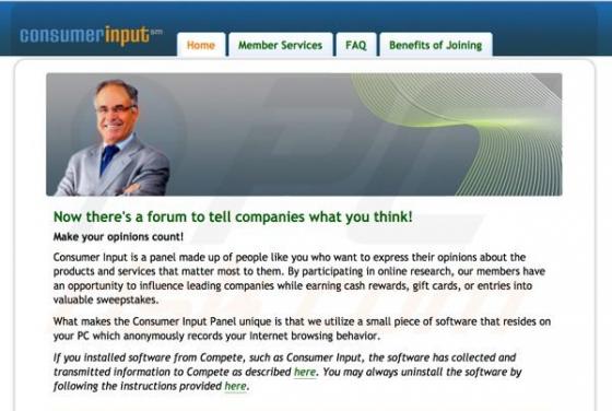 Adware Consumer Input