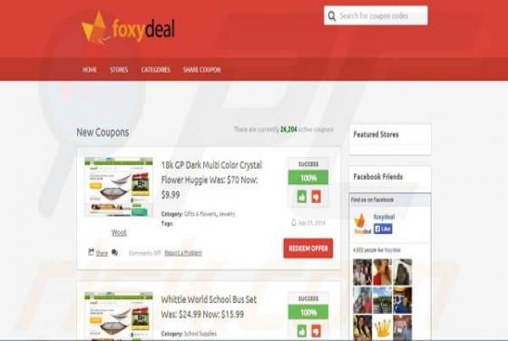 Adware Foxydeal