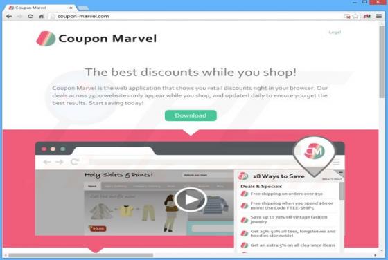 Reklamy Coupon Marvel