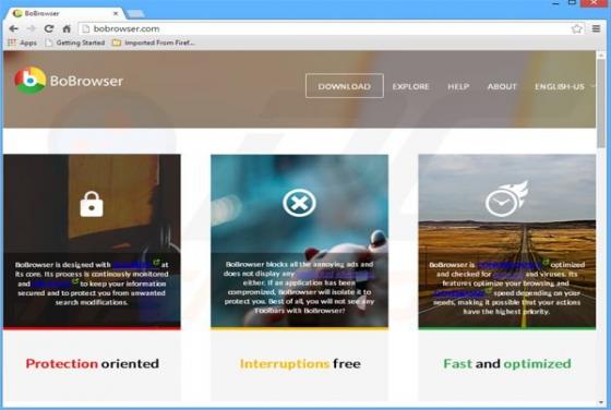 Reklamy BoBrowser