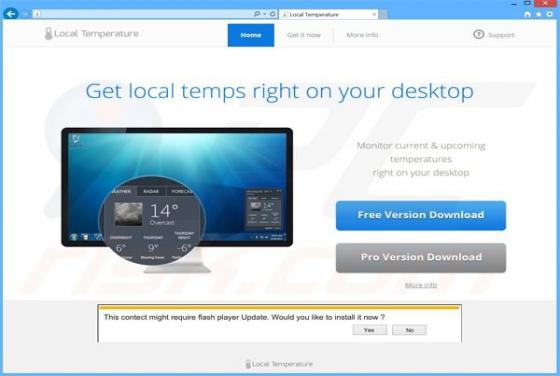 Reklamy Local Temperature